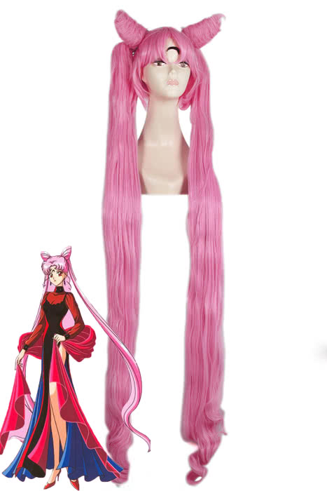 OROCOSPLAY Sailor Moon Long Cosplay Wig - Pretty Soldier Sailor Moon Pink 130cm Heat Resistant